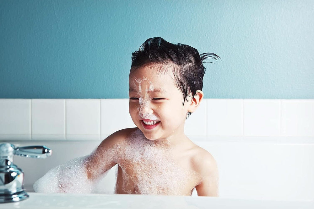 Tetesept Kids Dino - aditiv de baie pentru copii, spuma, coloreaza apa in verde, 40 ml Naty Shop