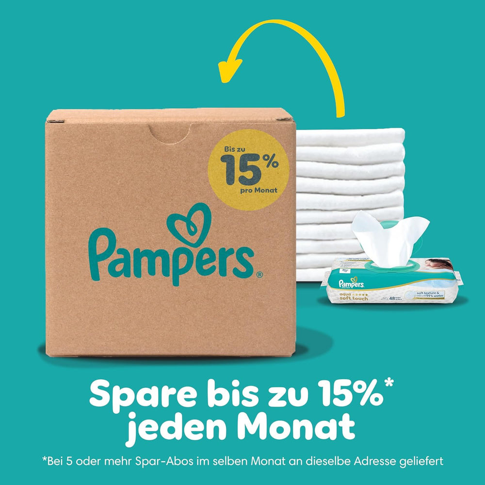 Pannolini Pampers Baby-Dry Puppy Patrol Edition, taglia 6, 164 pannolini, 13 kg - 18 kg, protezione dalle perdite fino al 100% e comfort per tutta la notte