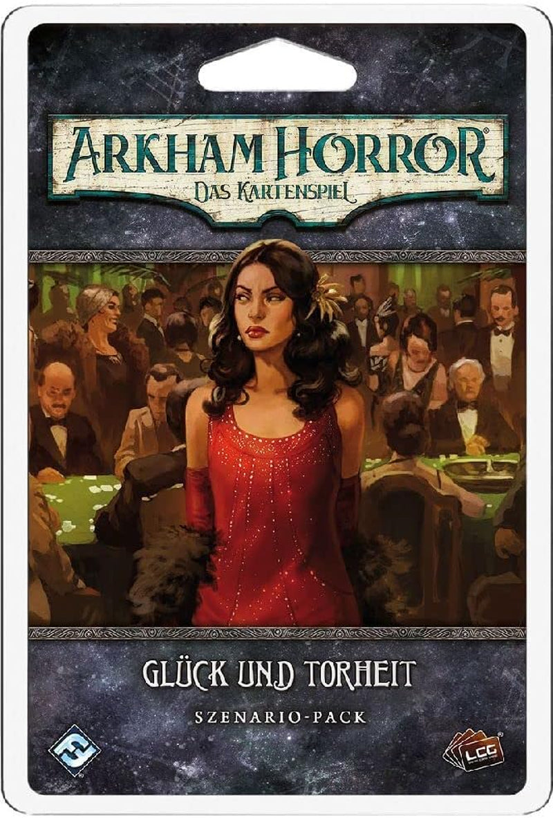 Fantasy Flight Games, Arkham Horror: LCG, Gioco base, Gioco per esperti, Gioco di carte, 1-4 giocatori, Età 14+, 45+ minuti, Tedesco, Multicolor, Colorato
