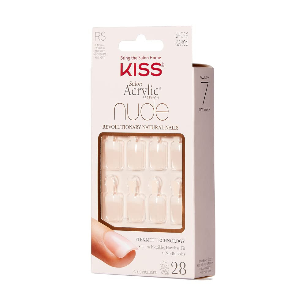 Kiss Nude Nails Unghii Uimitoare (Pachet de 2)