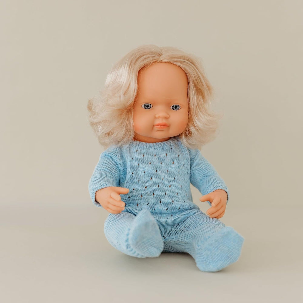 Miniland Babypuppe europäisches Mädchen 38cm-31052