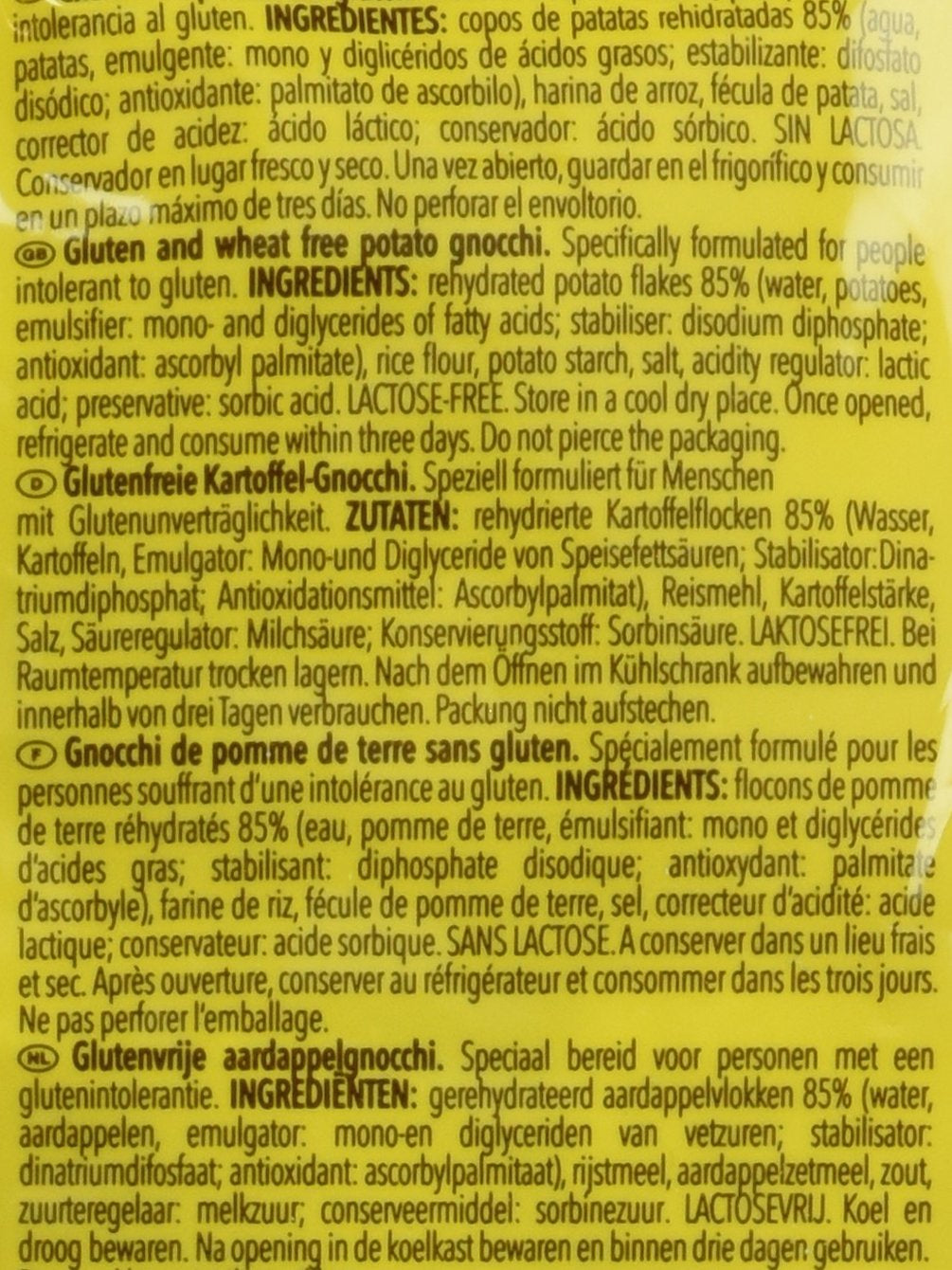 Gnocchi senza glutine, 300 g, conf. da 6