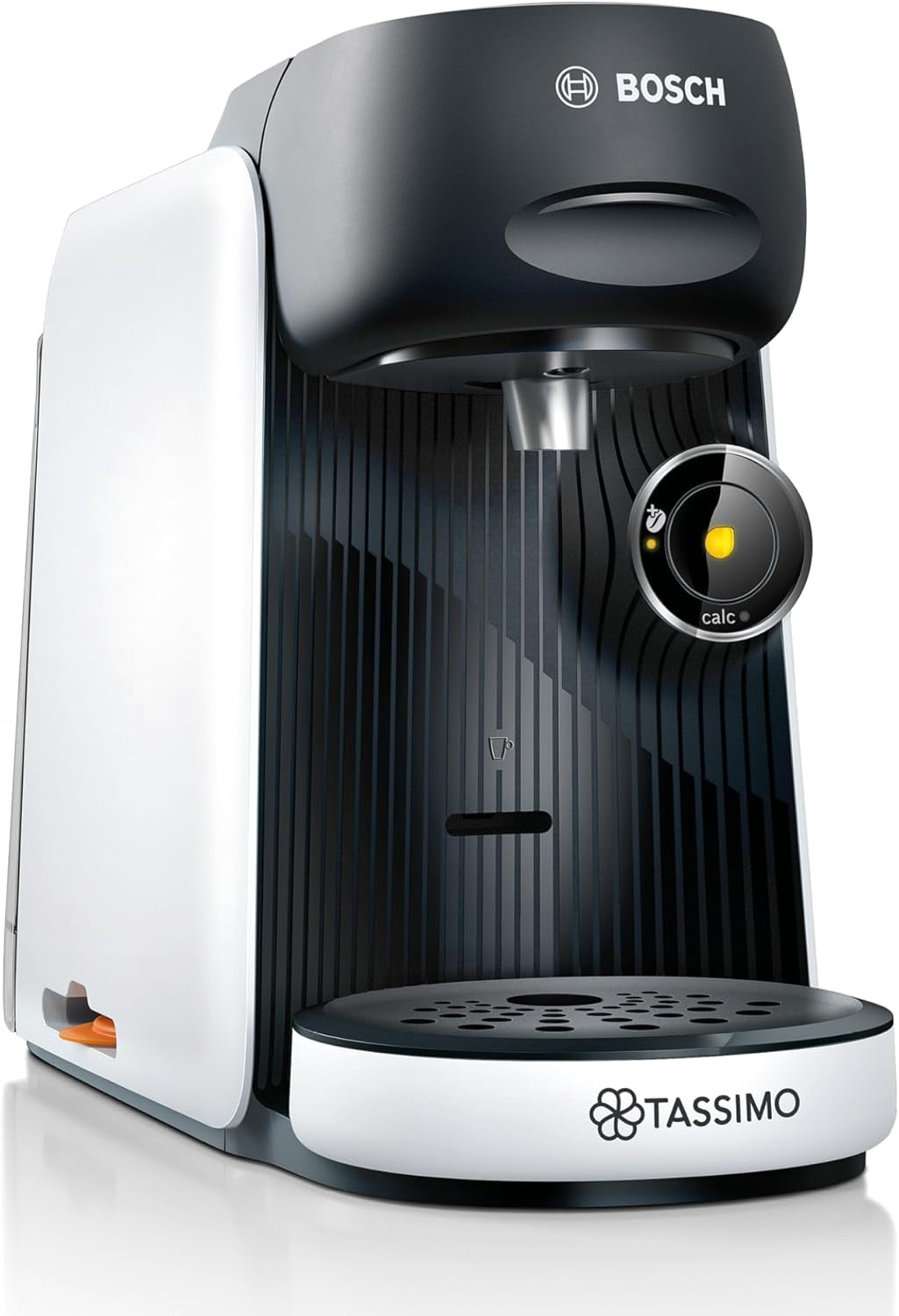 Espressor cu capsule Bosch Tassimo finesse TAS162E, 70 de băuturi, cafea mai intensă prin simpla apăsare a unui buton, oprire automată, sustenabil, dozare perfectă, 1400 W, negru/negru