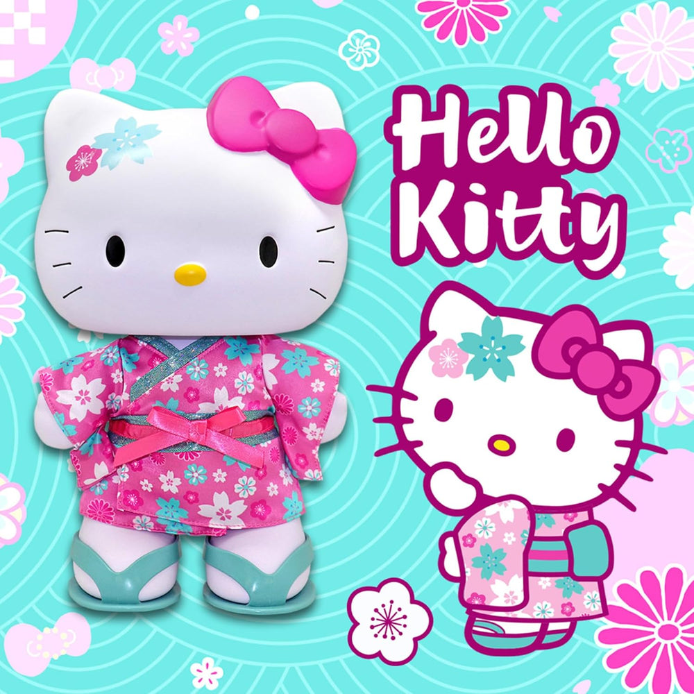 HKTJ5000 Kimono-Puppe, bambola grande 32 cm con 5 snodi, indossa un meraviglioso kimono e sandali da tirare fuori, Spielzeug mit Appleduft, Berühmtheit