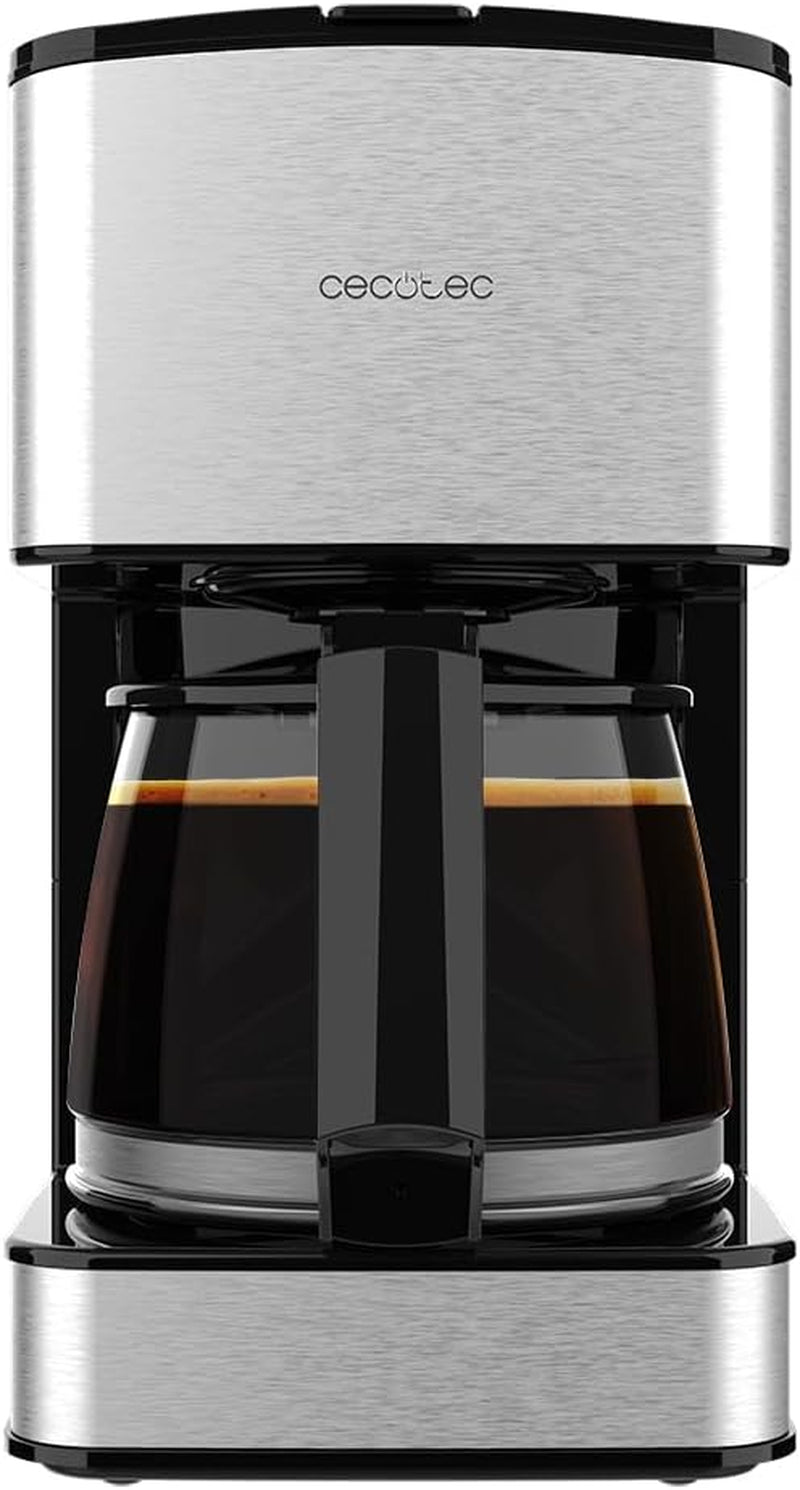 Espressor cu filtru Cecotec Coffee 66 Drop and Touch, putere 950 W, 1,5 L, 12 cești, ecran tactil, carafă din sticlă, cronometru 24 de ore, 6 comutatoare, filtru reutilizabil tip plasă