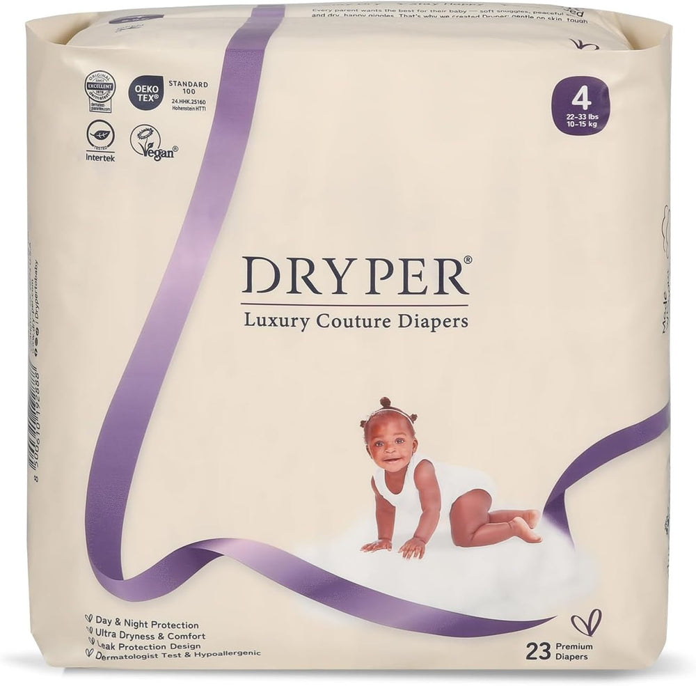 Scutece pentru nou-născuți, ecologice, mărimea 1 (3-5 kg), ultra subțiri, moi și hipoalergenice pentru piele sensibilă, protecție 3D împotriva scurgerilor, uzură premium de zi și de noapte, indicator de umezeală, 180 bucăți