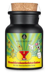 Ankerkraut x Yps Urzeitkrebszüchterfutter, Gewürzmischung für Reis, Gemüse und Snacks, mit Rote Beete, Kurkuma und Zwiebel, ohne Salz, 80 g im Korkenglas