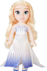 Disney Frozen 2 ELSA die Schneekönigin-Puppe – 35 cm große, bewegliche Puppe in kultigem Modekleid und mit langem wallendem Haar für zusätzliches Spielvergnügen, für Mädchen ab 3 Jahren, 214894