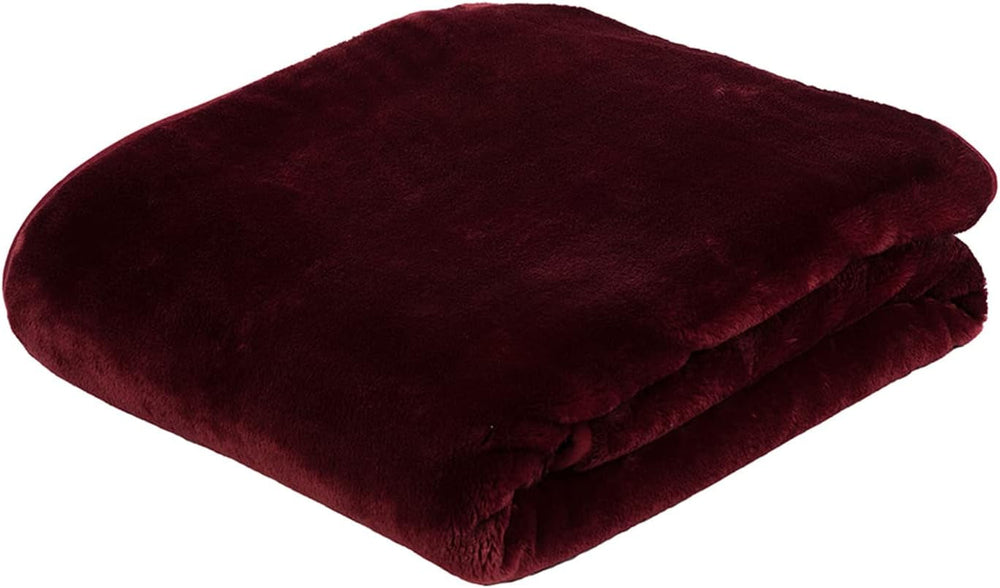 Gözze - Comoda coperta Premium Cashmere-Feeling, 500 G/M², 180 X 220 cm - senape Letti e coperte Besuche den Gözze-Store Bordeaux 180 X 220 cm