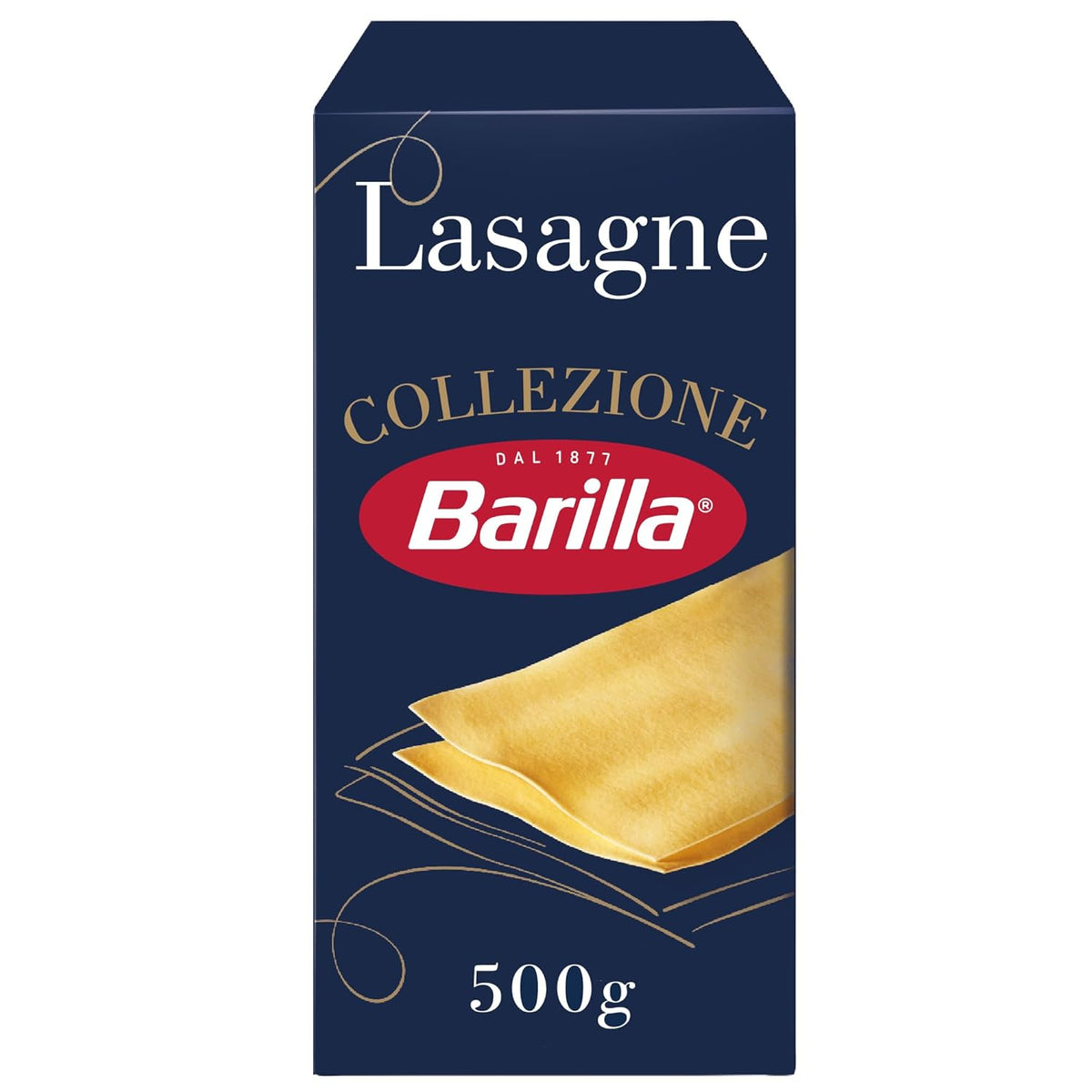 Barilla Collezione Lasagne Pasta di semola di grano duro, sempre al dente, 500g