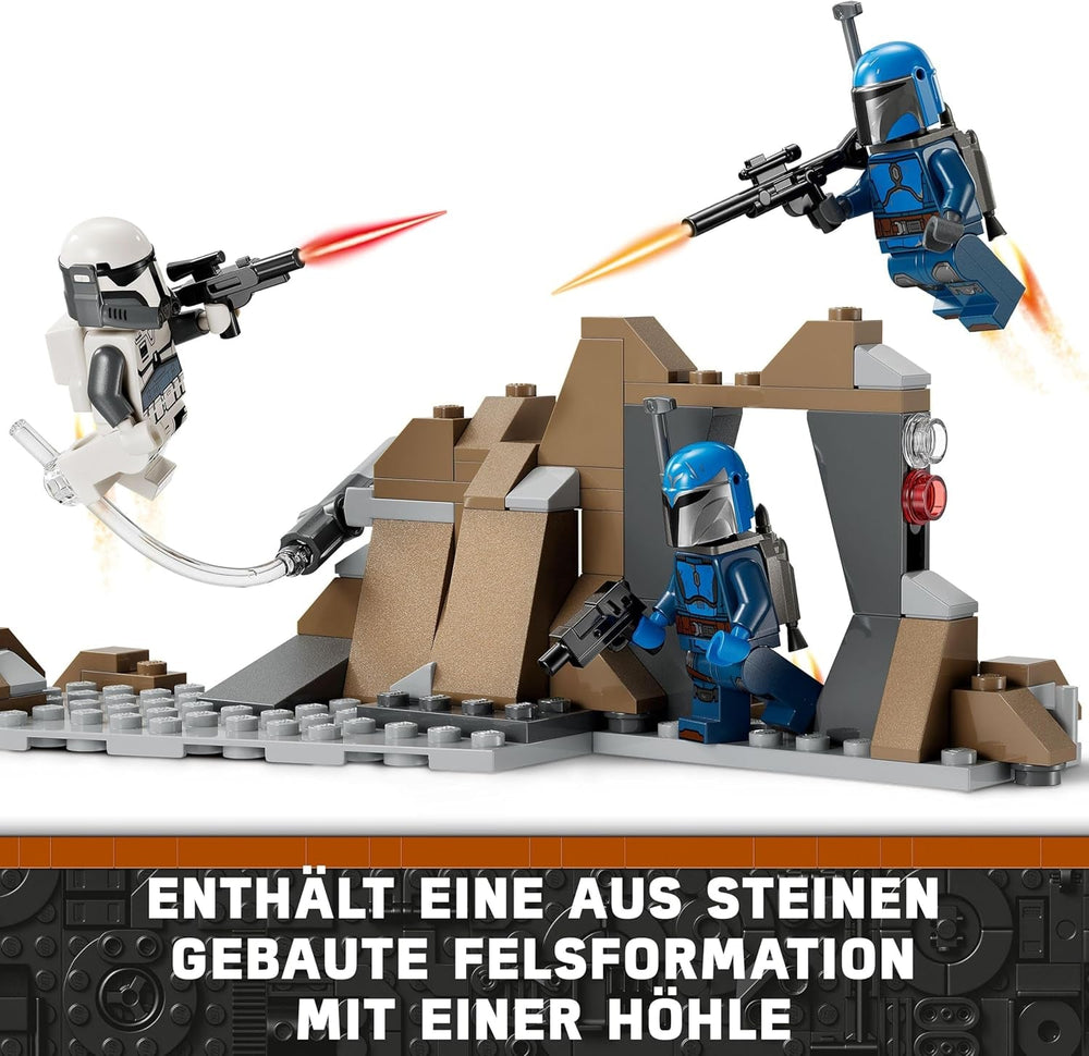 LEGO Star Wars: Battle Pack Mandalorian Ambush a Mandalore, giocattolo costruibile avventuroso per bambini, set d'azione da collezione, idea regalo per ragazzi e ragazze 75373 Set da costruzione Acquista il negozio LEGO