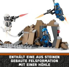 LEGO Star Wars: Battle Pack Mandalorian Ambush a Mandalore, giocattolo costruibile avventuroso per bambini, set d'azione da collezione, idea regalo per ragazzi e ragazze 75373 Set da costruzione Acquista il negozio LEGO