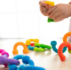 Fat Brain Toys Plip Links - Plip Links - Neues Bauen & Bauen für Kinder von 3 bis 12 Jahren