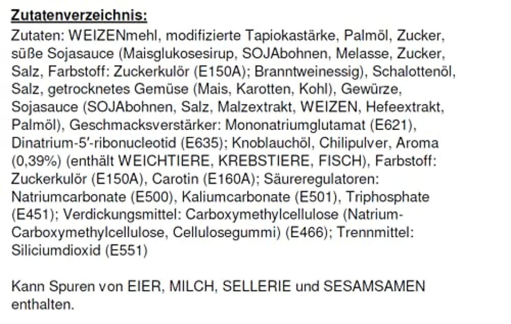 Mama Mi Goreng Noodles Istantanei 80g Confezione da 20 (20 x 80g)