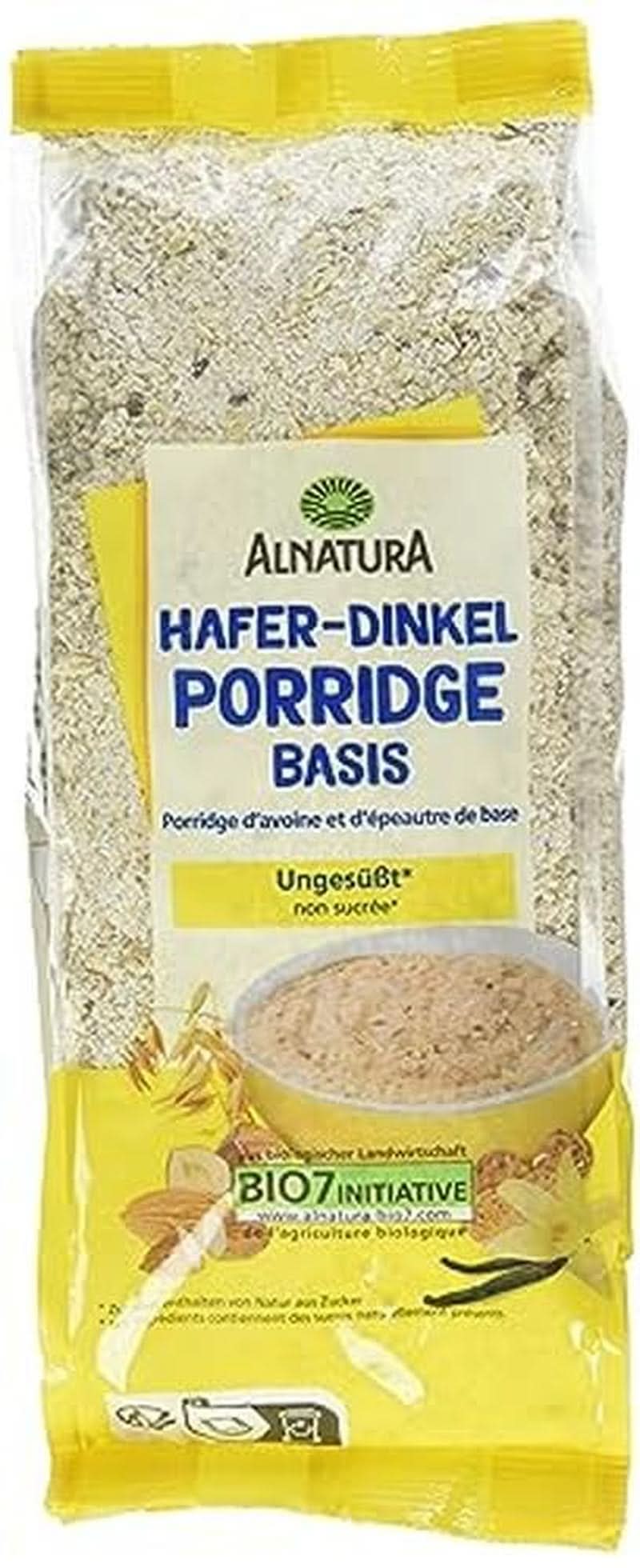 Base di Avena e Farro Bio per PORRIDGE, 500 grammi Naty Shop Cereals