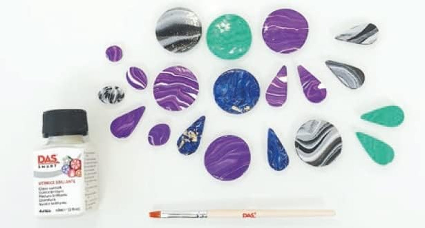 DAS Fila DAS Smart Glanzlack-Set 3290 00 Modellierwerkzeug Glanzlack und Pinsel, 19.6 x 10 x 3.8 cm