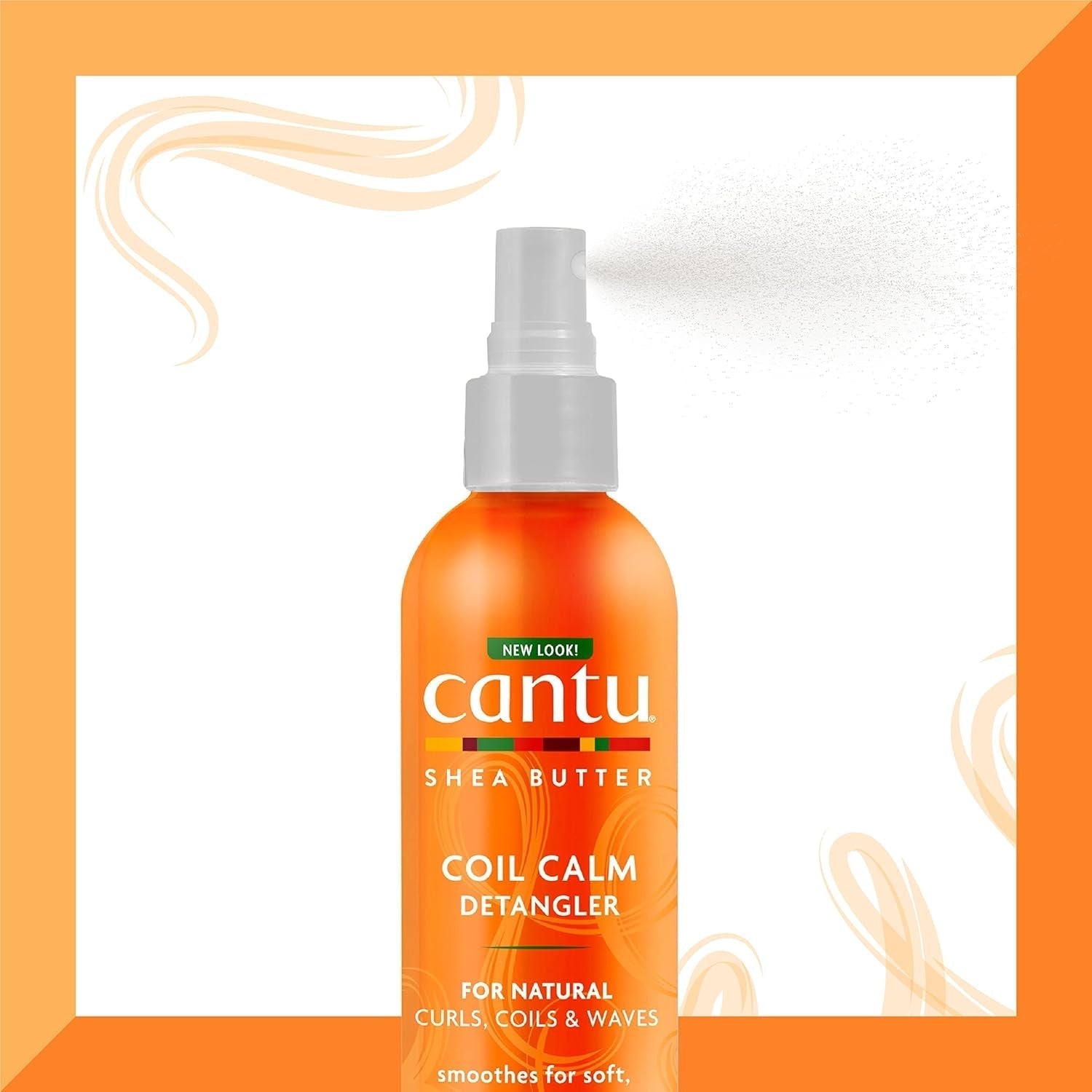 Cantu Coil Calm Produs pentru descurcarea parului Detangling Spray, Shea, păr creț, 237 ml Produse pentru descurcarea părului Naty Shop