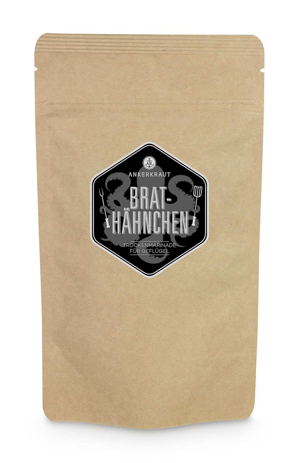 Ankerkraut Brathähnchen, Marinata per knuspriges Hähnchen, Chicken Gewürzsalz für Grill, Backofen und Pfanne, Chicken-Wings selber würzen, BBQ-Rub, 200g im Streuer