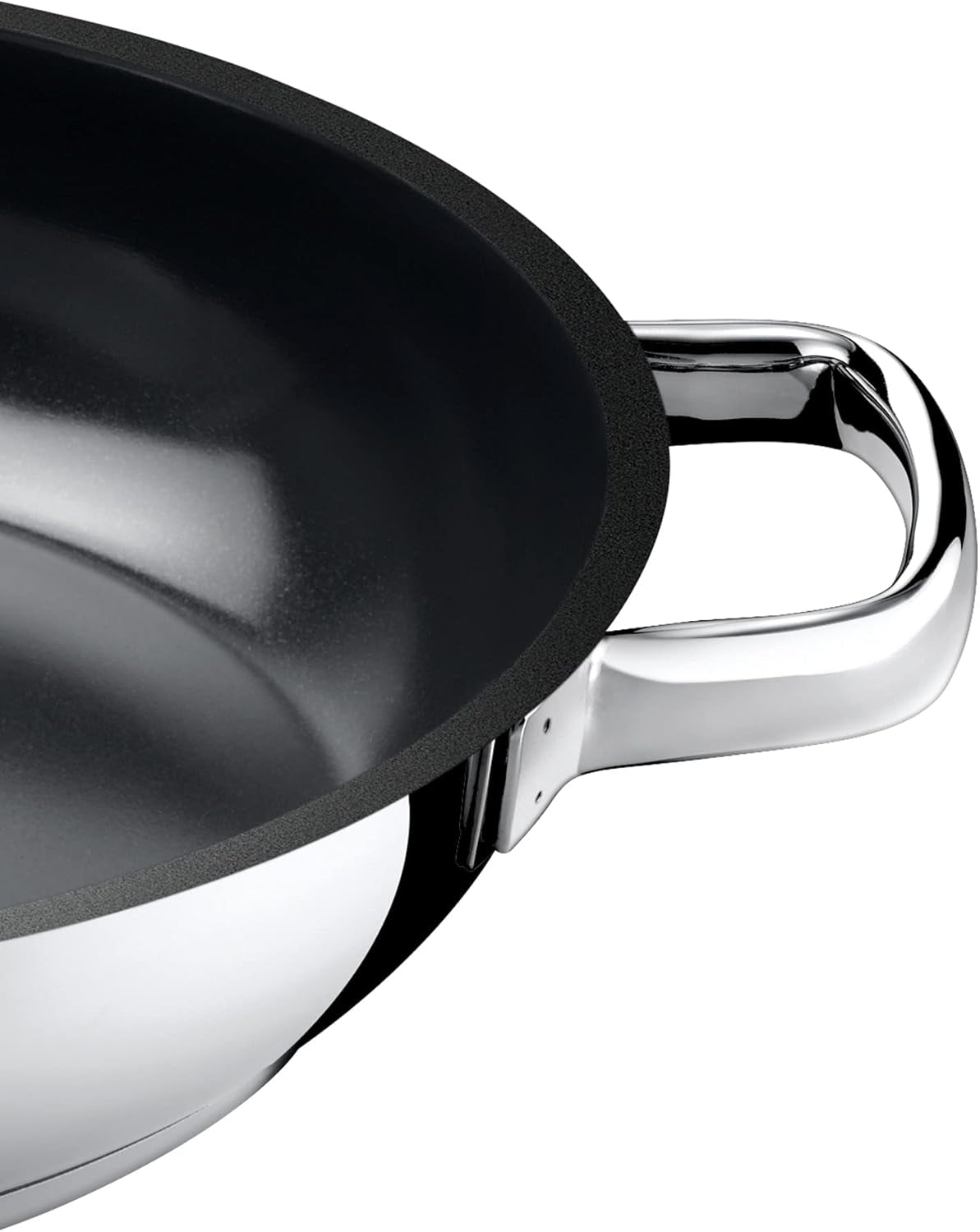 WMF Durado teglia/arrosto 28 cm induzione, acciaio inox rivestito in Cromargan, rivestimento in ceramica, resistente al forno Pentole e Padelle Naty Shop