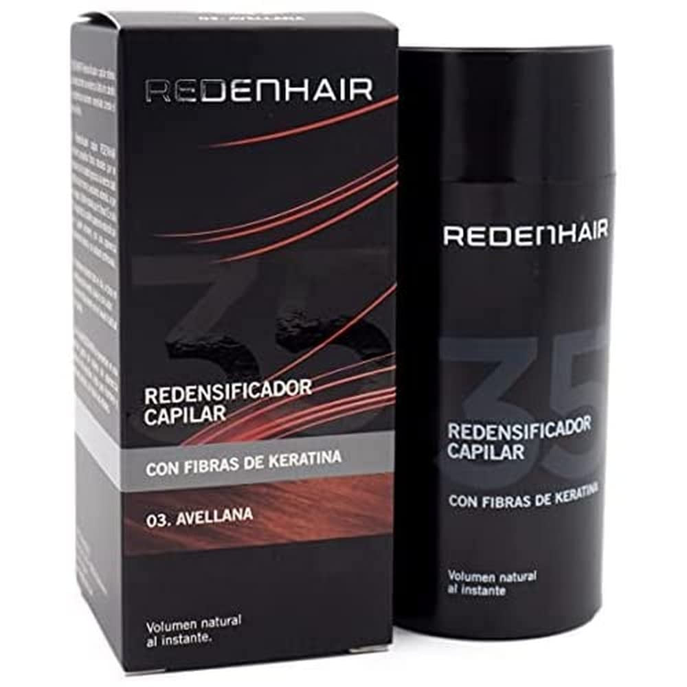 Redenhair Hair Restorer - Microfibre de păr cu keratină - rezistente la ploaie, vânt și transpirație - soluție pentru alopecie Ingrijire par Naty Shop Redensificator de păr cu alune