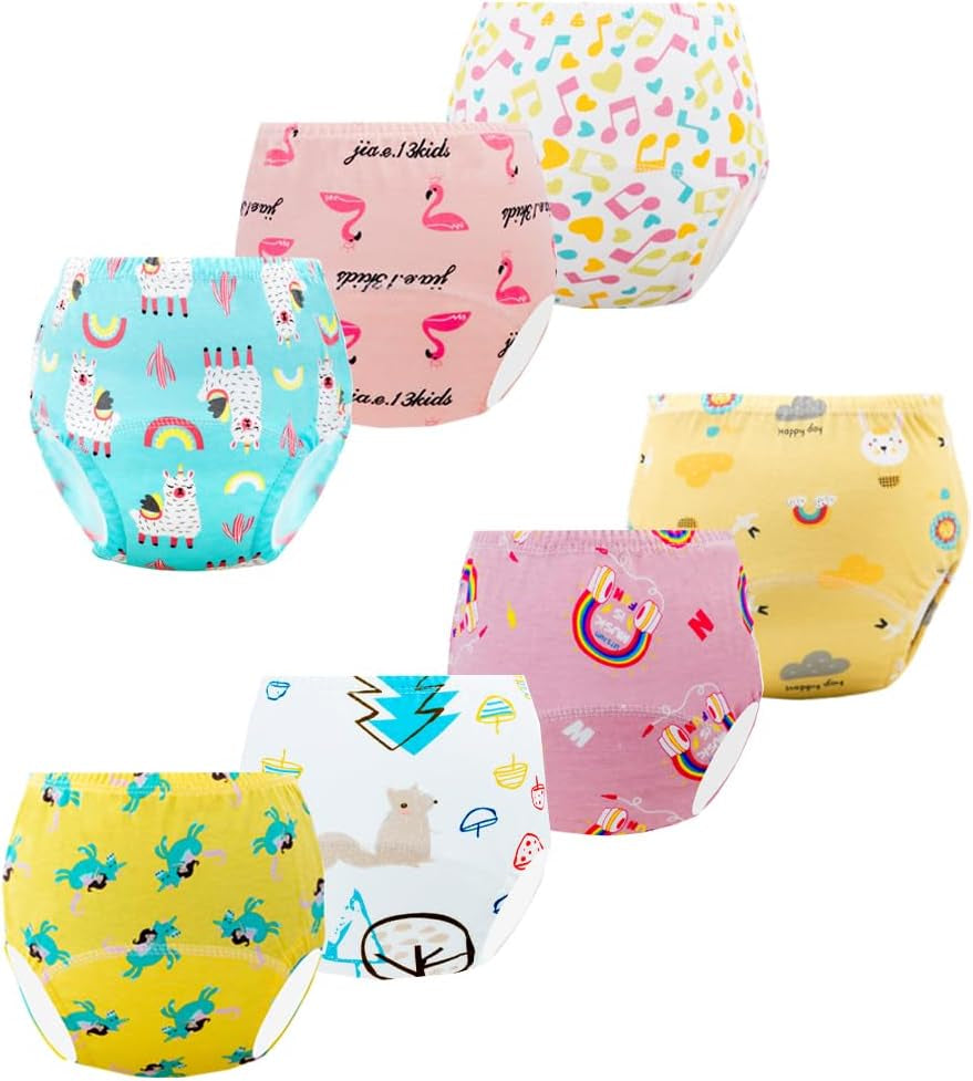 Pantaloni da vasino, i nostri pantaloni da vasino per bambini (2-3 anni, 7 pezzi, colore: multicolore, taglia S)