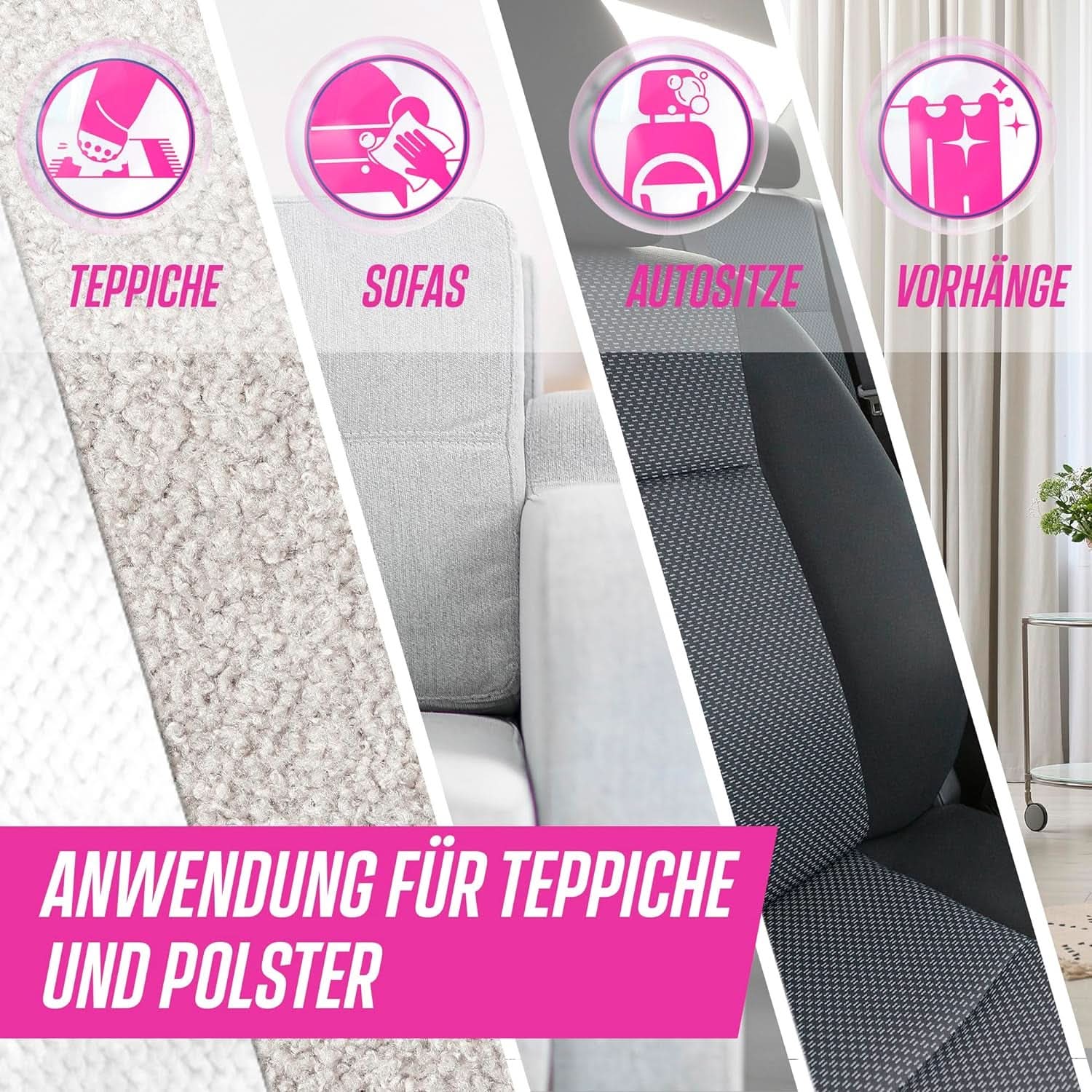 Vanish Oxi Action Polvere Detergente per Moquette e Tappezzeria - 1 X 820 G - Pulisce ampie aree di moquette e tappezzeria da sporco, odori e polvere Detersivi per bucato Naty Shop