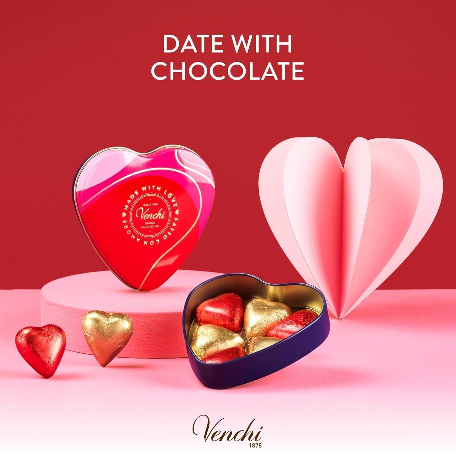 Venchi - Seturi tematice cu bomboane de ciocolată pentru Ziua Îndrăgostiților Bomboane de Ciocolata Naty Shop