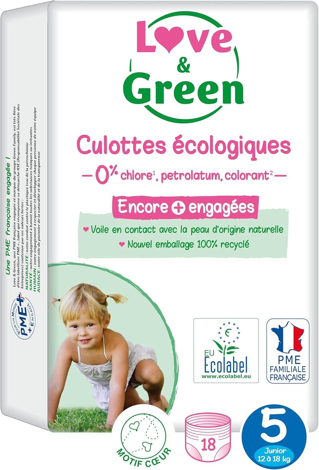 - Gesunde und ekologischen Diadeln Größe 6 (+16 kg), 1-Monatspackung (72 Pants) — saugfähig, auslaufsicher und frei von unerwünschten Inhaltsstoffen (L'imballaggio può variare)