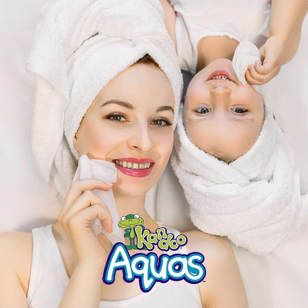 Salviette igieniche multifunzionali Aquas 99% acqua Confezione da 60 salviette umidificate Baby Naty Shop