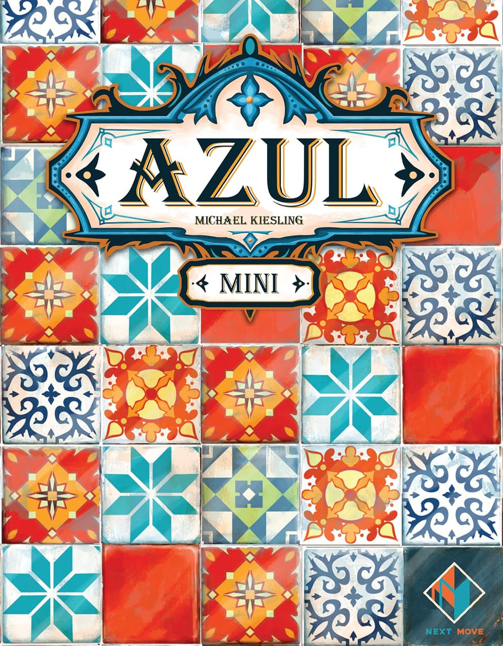Next Move Games, Azul Mini, gioco per famiglie, gioco da tavolo, 2-4 giocatori, 8+ anni, 30-45 minuti, Tedesco