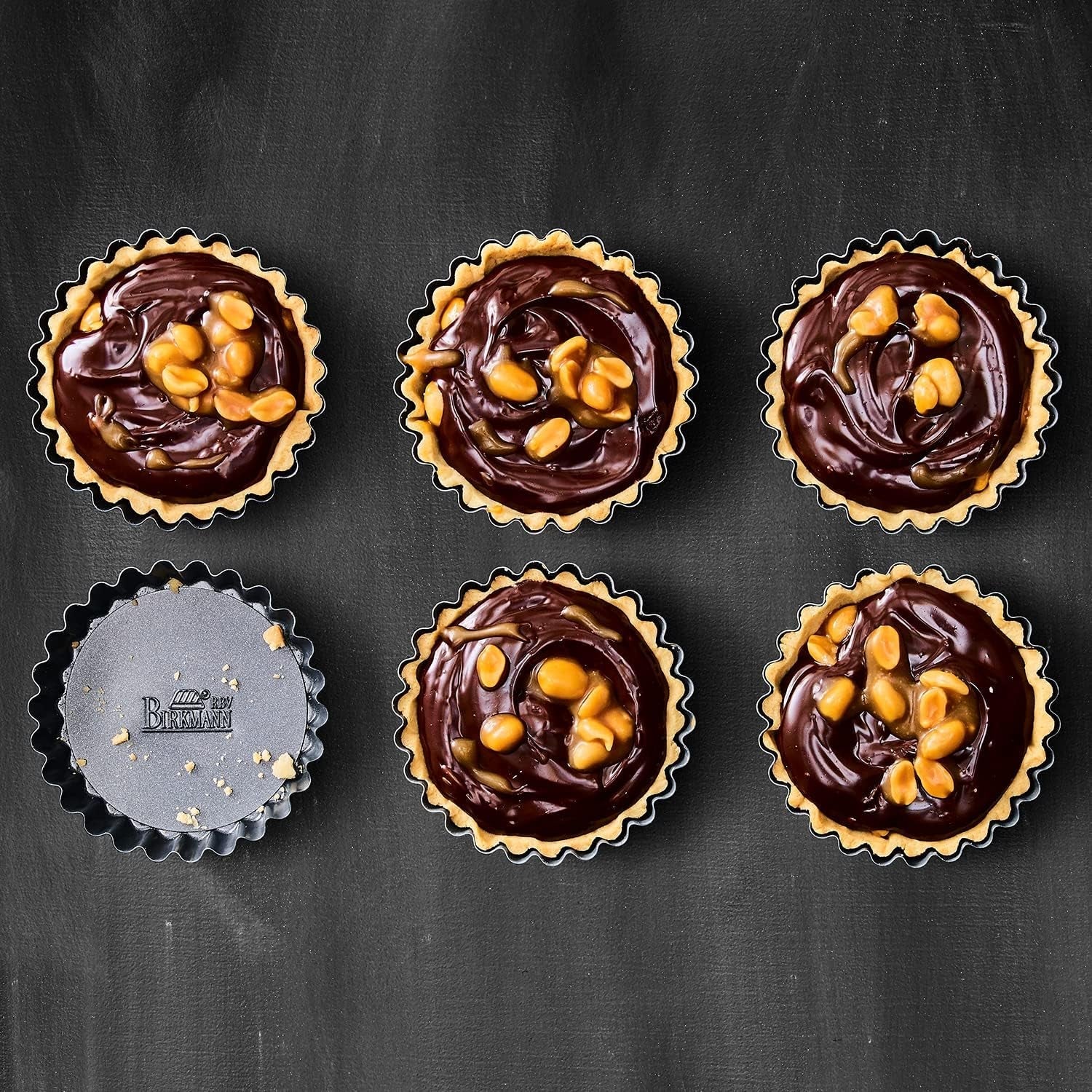 RBV Birkmann Premium Baking, tortiera, Ø 10 cm, 6 pezzi, con fondo removibile Stampi e teglie Naty Shop