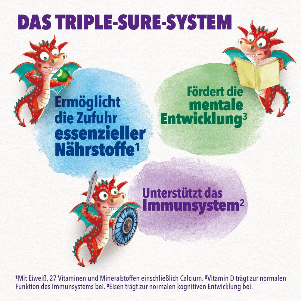 Pediasure Kids Dragon Power Cioccolato 400g | Frullato delizioso come integratore alimentare per bambini a partire da 1 anno | Con 27 vitamine e minerali, proteine ​​e complesso triplesure | L'imballaggio può variare