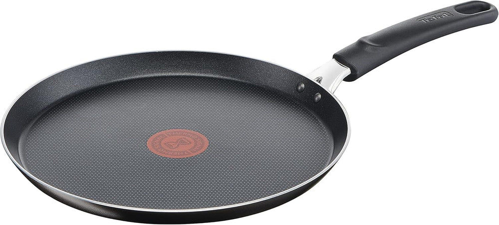 Tefal Easy Cook & Clean, rivestimento antiaderente, indicatore di temperatura, non adatto per induzione Pentole e Padelle Naty Shop Pancake Pan 25 Cm