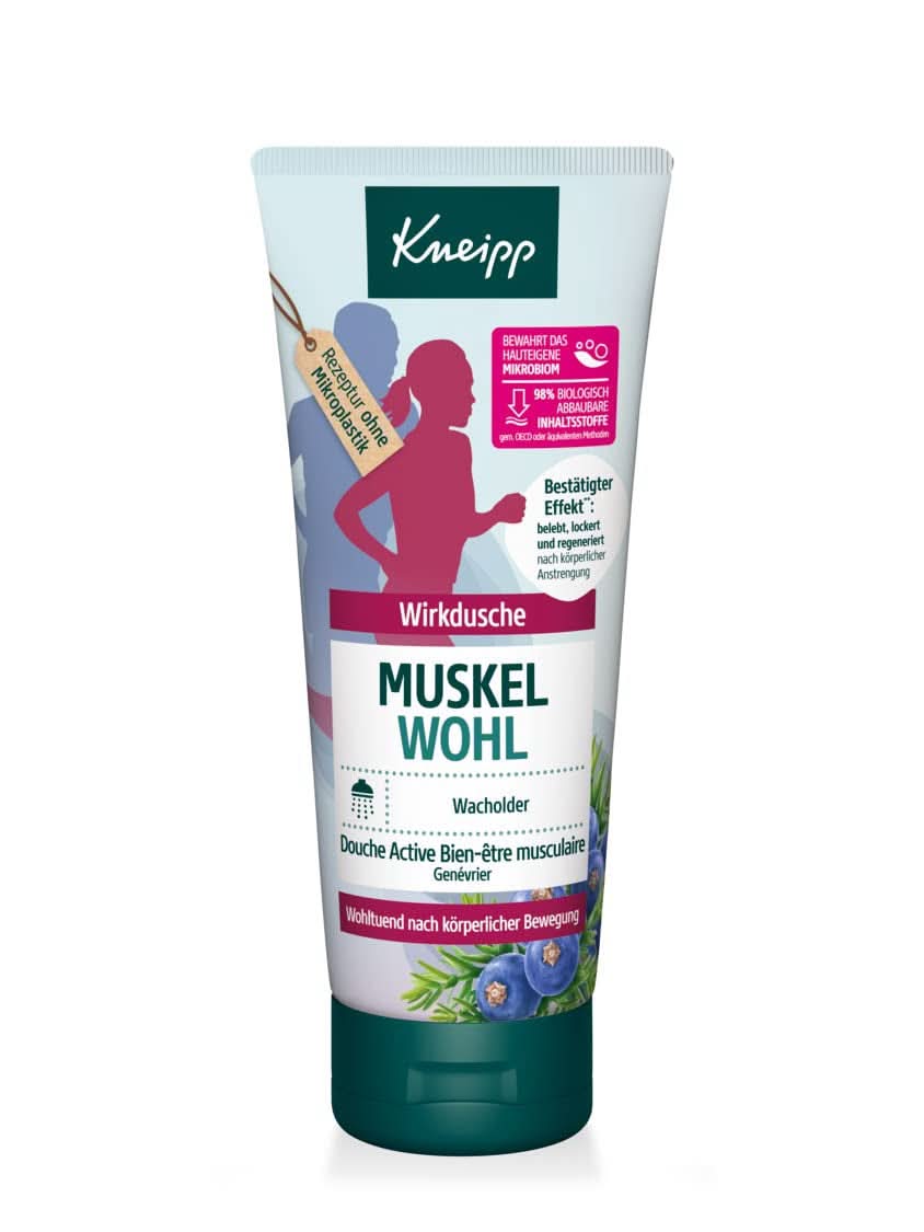 Kneipp, Gel doccia riattivante e rilassante con olio essenziale di ginepro - ideale dopo l'attività fisica e lo sforzo, 200 ml Bagno e doccia Naty Shop