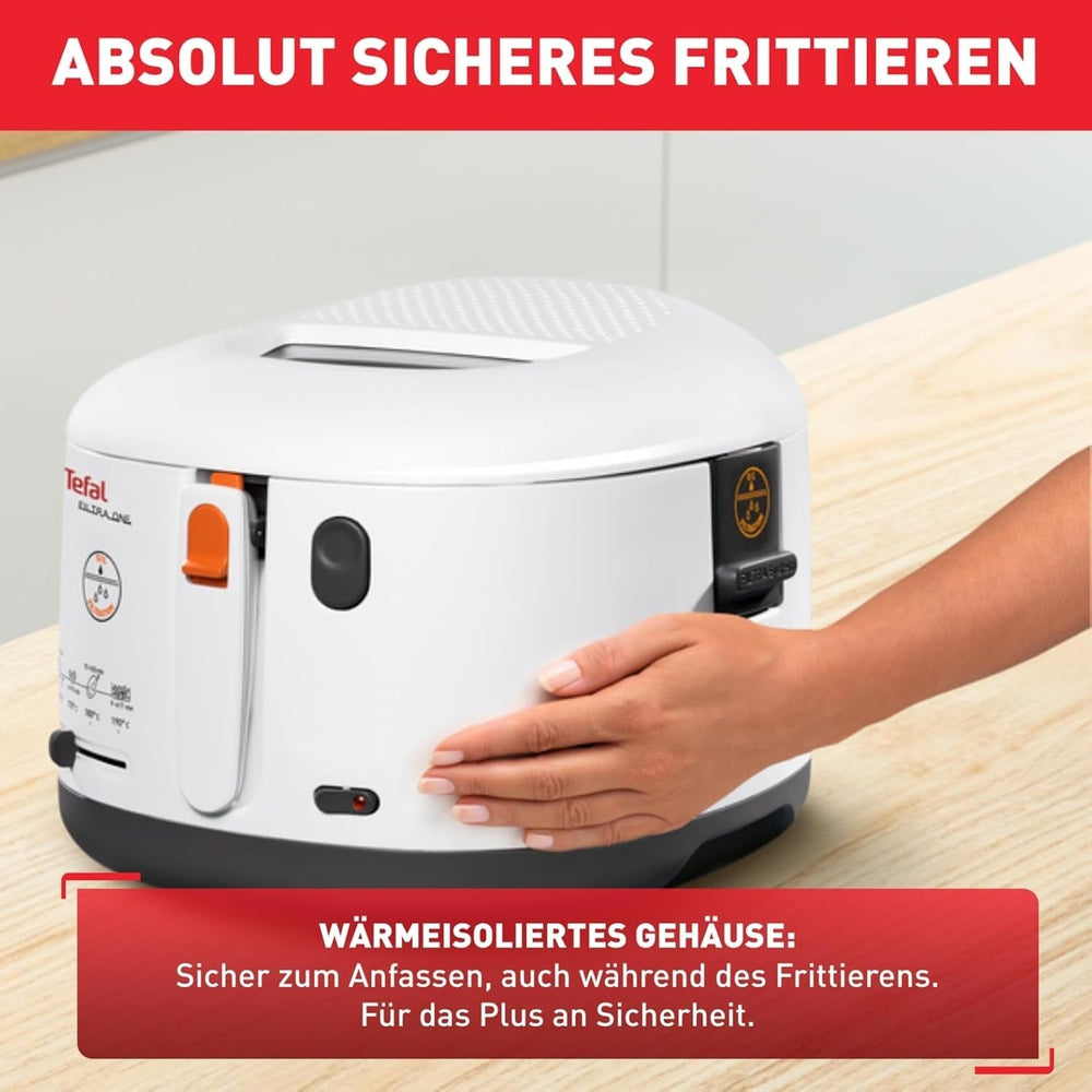 Friggitrice Tefal FF1631 Filtra One, 1.900 W, Capacità 1,2 kg Elettrodomestici Naty Shop
