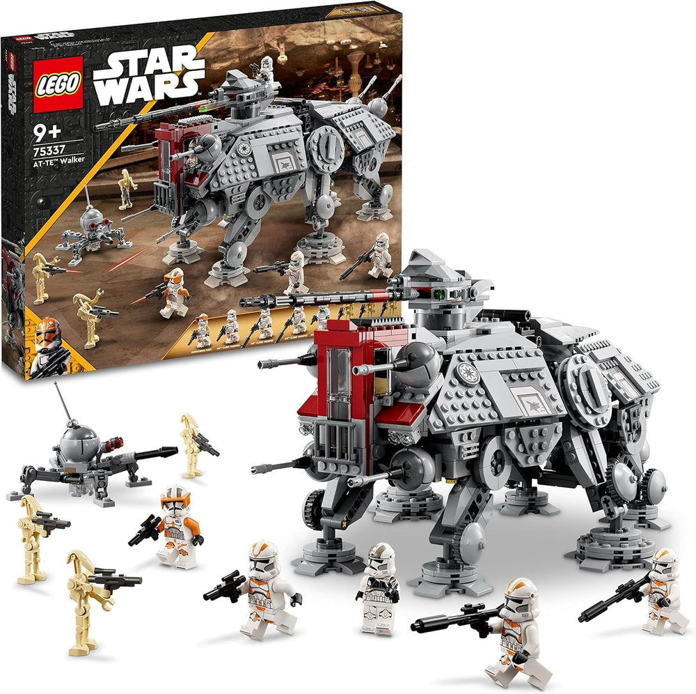 LEGO Star Wars At-Te Walker Modello giocattolo mobile Set di minifigure che include 3 Clone Trooper, droidi da battaglia e Droide ragno nano 75337 Set di costruzione Acquista il LEGO-Store Single