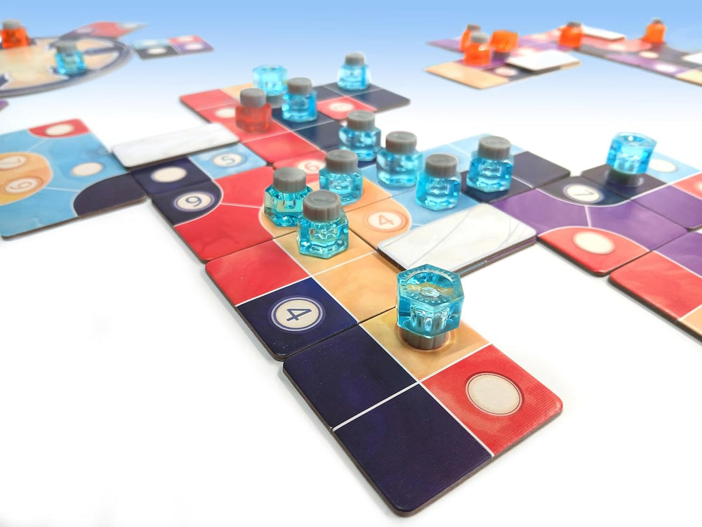 Asmodee, Ink, Final Score Games, Joc de familie strategic și artistic, 1 până la 4 jucători, vârste 8+, 30 până la 45 min, versiune germană