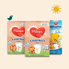 Milupa Latte per bambini Milumil 1 plus - da 1 anno - per bambini piccoli in fase di crescita - accompagna lo sviluppo naturale - 5 x 550 g polvere Mamma e Bambino Naty Shop