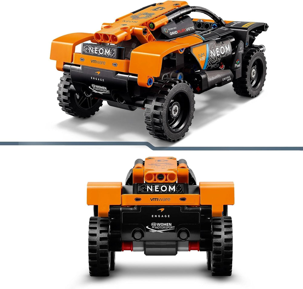 LEGO Technic NEOM Mclaren Extreme E Set di auto da corsa, motore giocattolo per bambini, auto eolica costruibile, regalo Technic per ragazzi e ragazze di 7 anni 42166 Set di costruzione Besuche den LEGO-Store