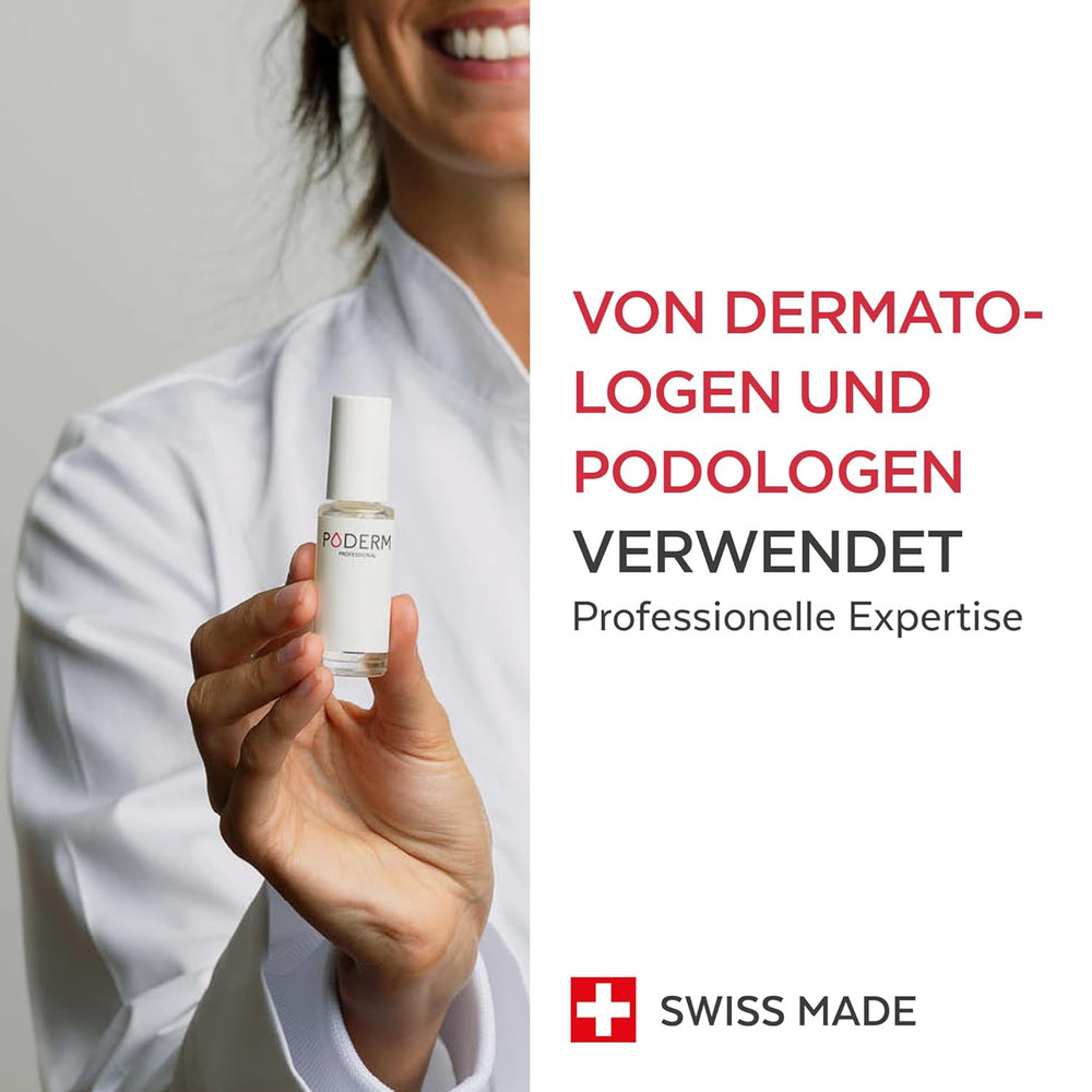 PODERM - STOP ARROSSAMENTO UNGHIE - Alternativa allo smalto amaro - Siero antistress naturale al 100% - Attiva la crescita - Adulti/Bambini - Prodotto in Svizzera