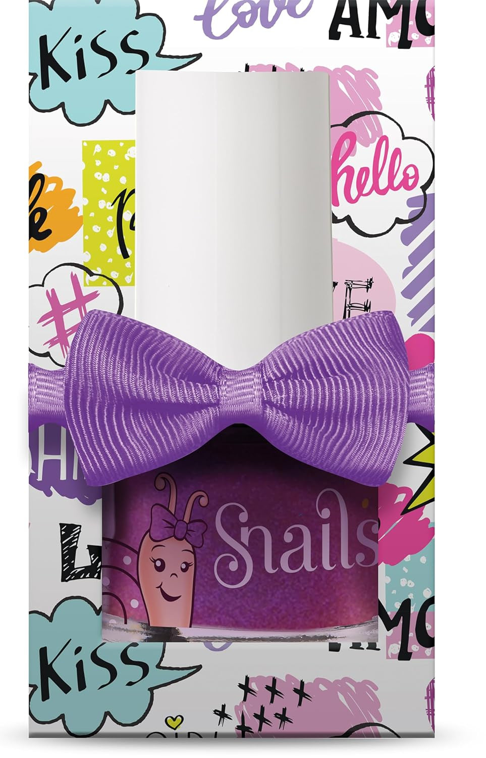 Snails 511710 Mini Magic Doodle Smalto per unghie per bambini, Confezione regalo, A base d'acqua, Lavabile, Sicuro, Vegano