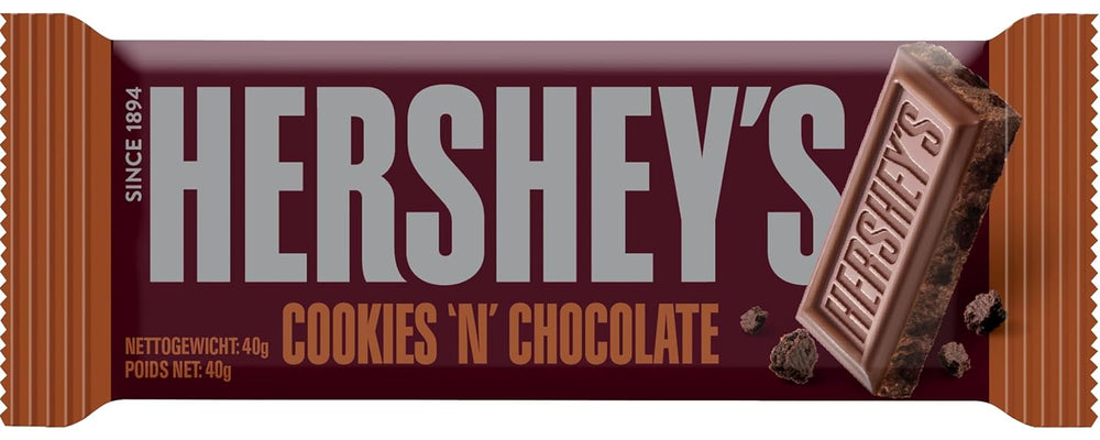 Cookies 'n' Chocolate, confezione da 24 (24 x 40 g) - Cioccolato al latte che si scioglie in bocca con pezzi di biscotto croccanti