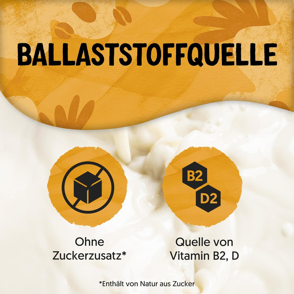 Alpro Barista Haferdrink – Zum Aufschäumen – Vegan und milchfrei – Von Natur aus lactosefrei – Rich an Ballaststoffen, Calcium und Vitaminen – 8 x 1 L – Haltbar