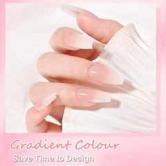 Set unghii false balerină - 240 bucăți unghii false roz liliac delicat, unghii false cu acoperire completă pentru lipire, set vârfuri unghii false pentru manichiură și artă unghii pentru femei și fete (roz lavandă)