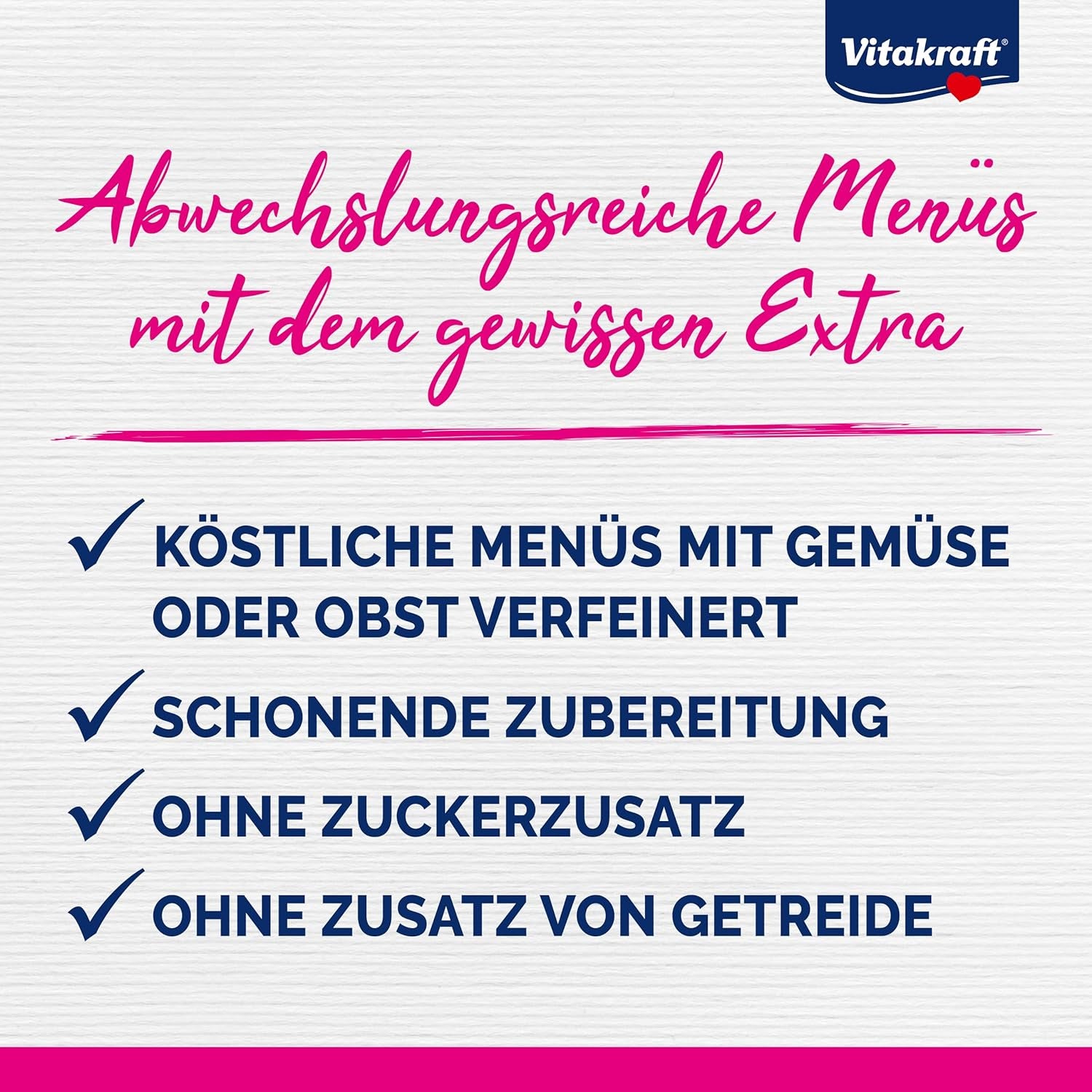 Vitakraft Poésie Création, Tender Selection, Hrană umedă pentru pisici, Hrană umedă pentru pisici în sos, cu pui, cu curcan, cu vită, fără adaos de zahăr și cereale (1 pachet de 6 x 85g)