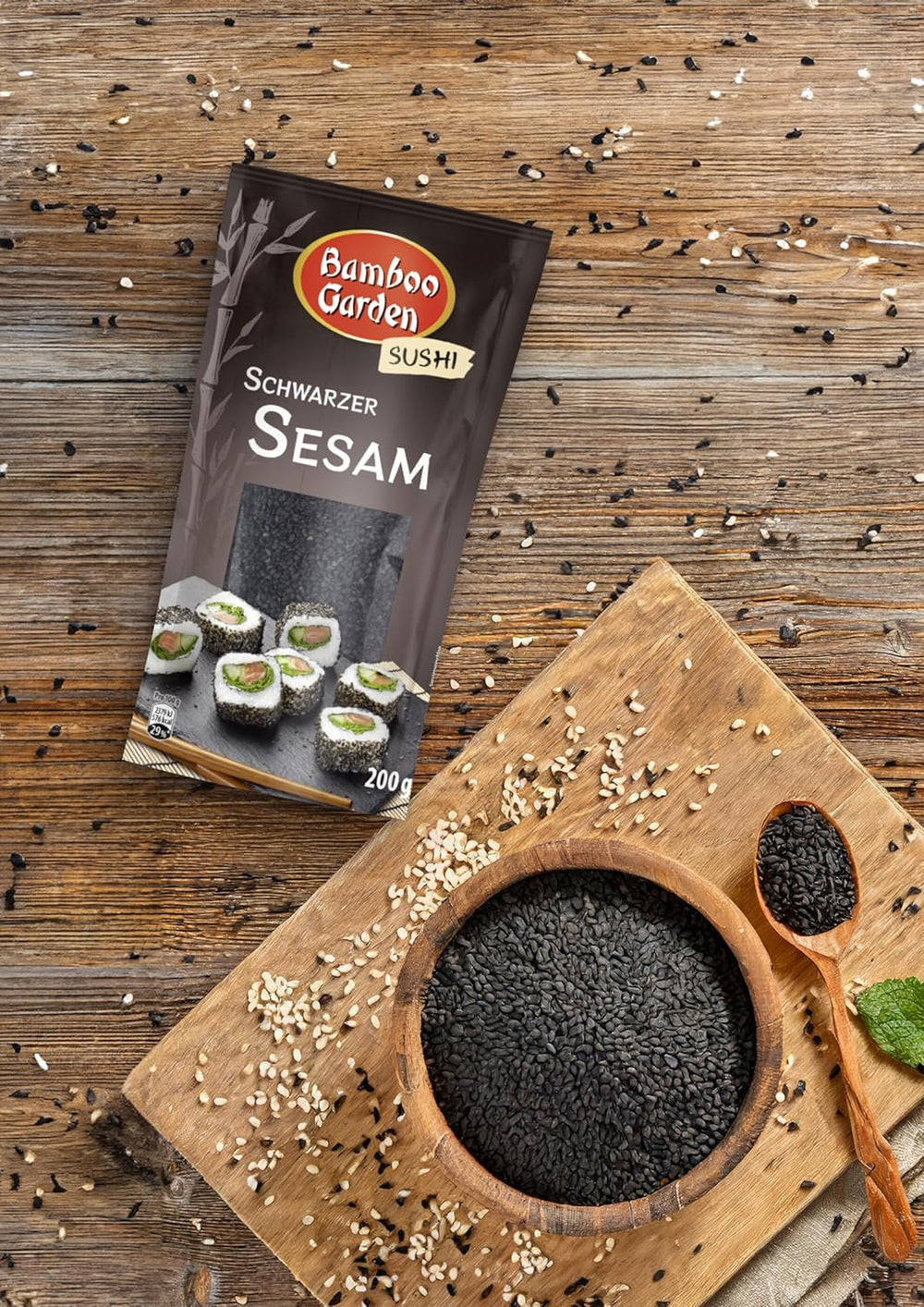 Bamboo Garden Sesam nero, 200 g (Verpackungsdesign kann abweichen)