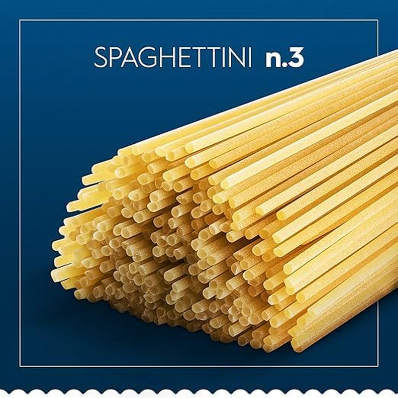 Pasta Barilla Classica Spaghettini n. 3 semole di grano duro di alta qualità, sempre al dente (1 x 500 g)