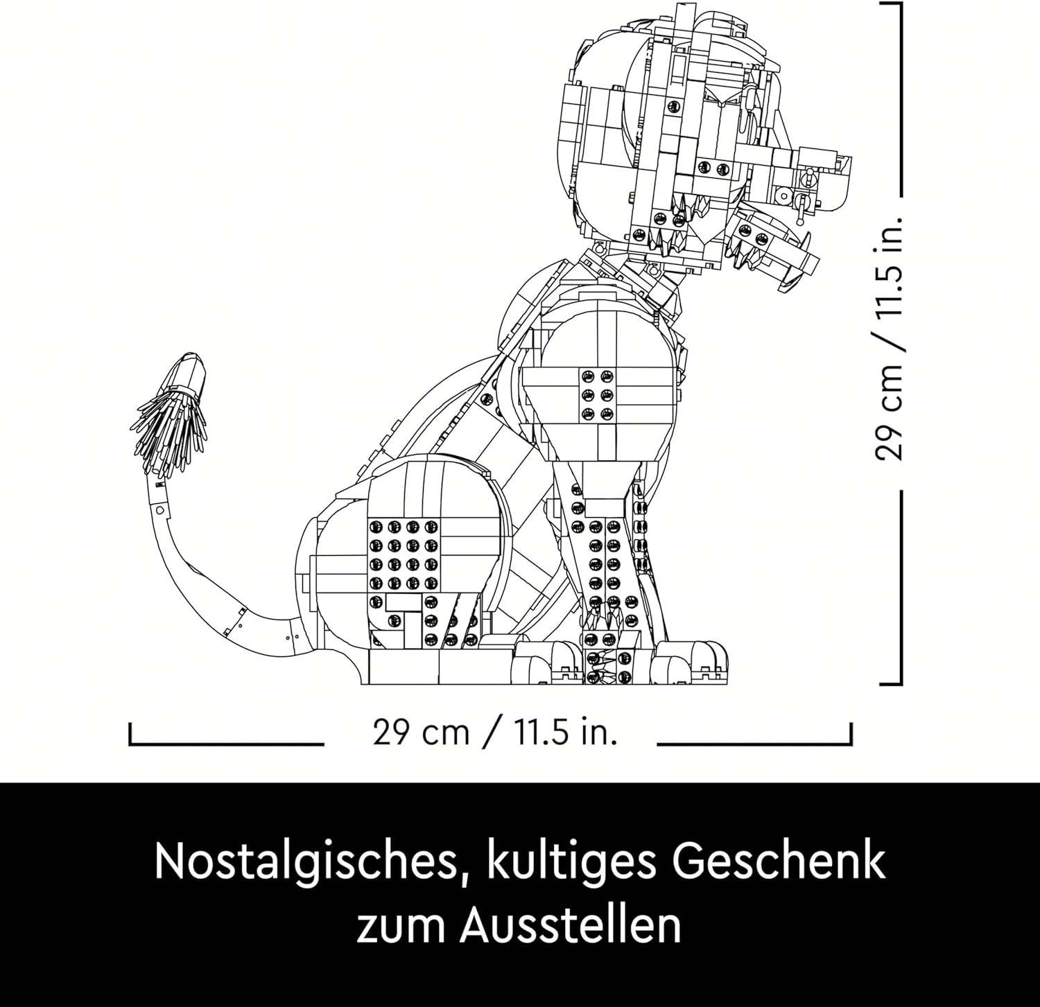 Lego Ç€ Disney Simba, il giovane re leone, giocattolo costruibile da collezionare con figurine di animali creative, attività rilassante per adulti, idea regalo per donne 43247 Set da costruzione Besuche den LEGO-Store