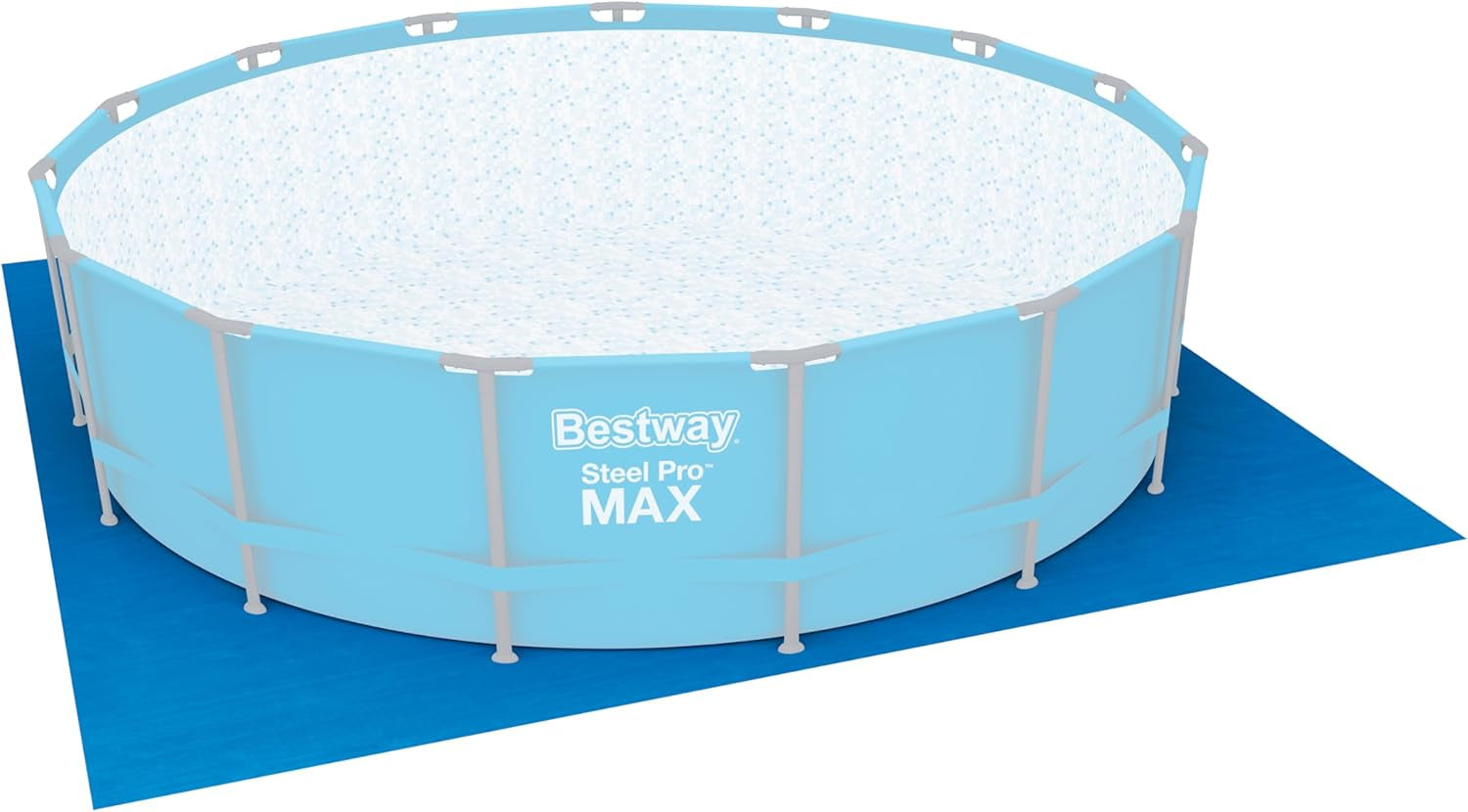 Folie de sol Bestway PE 488 x 488 cm, albastră, pătrată