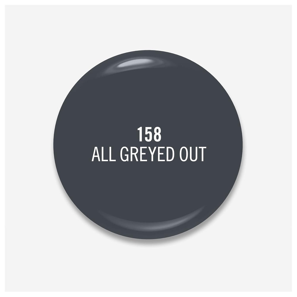 Smalto per unghie Rimmel K&F Nail 158 All Greyed Out